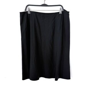 Eileen Fisher Wool Blend Black Skirt